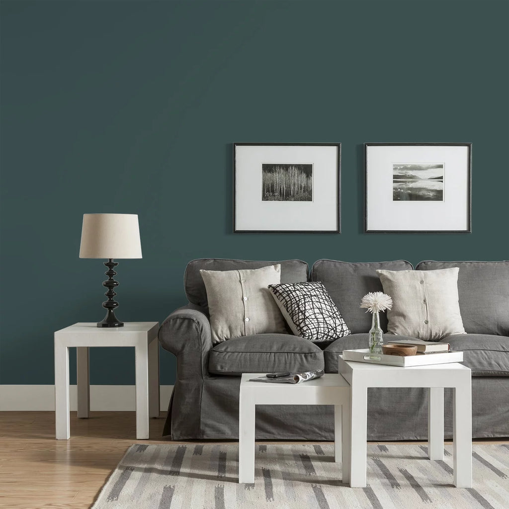 Interior Paint Green Eggshell 1 Gallon H49960