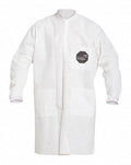 White Snaps Lab Coat R5092