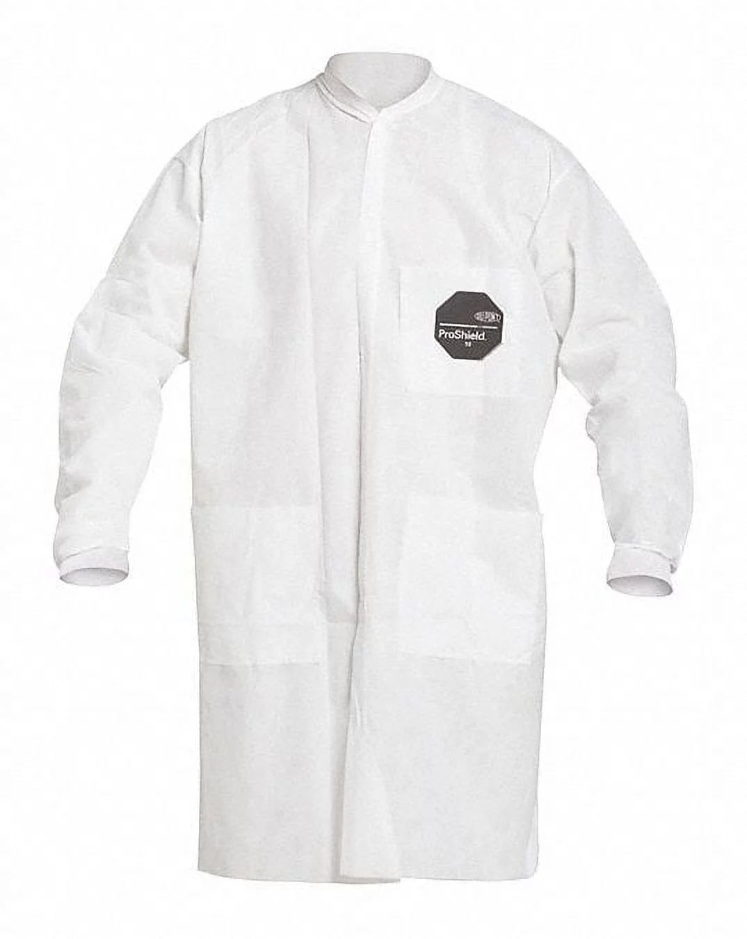 White Snaps Lab Coat R5092