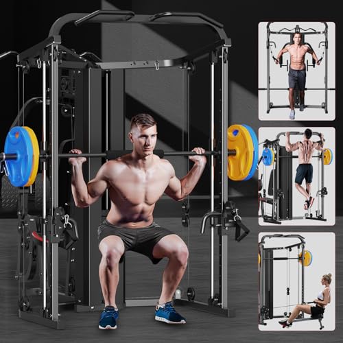 Home Gym System Workout Station with 138LB Weight Stack S81798