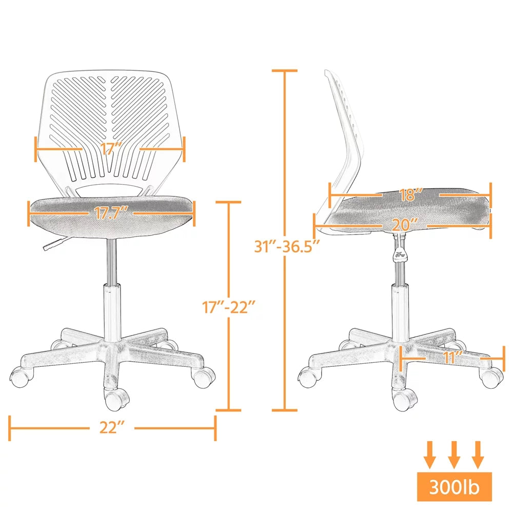 Purple Adjustable Mesh Office Chair B921