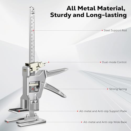 12 Inch All-Metal Hand Lifting Jack Tool 2 Pack, 440LBS Capacity C682
