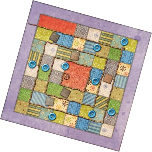 Two-Player Quilting Strategy Board Game N99402