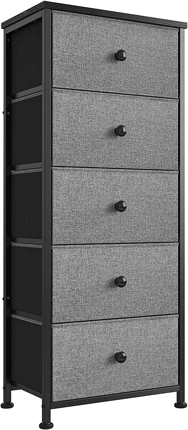 5 Drawer Narrow Tower Dresser with MDF Top X18835