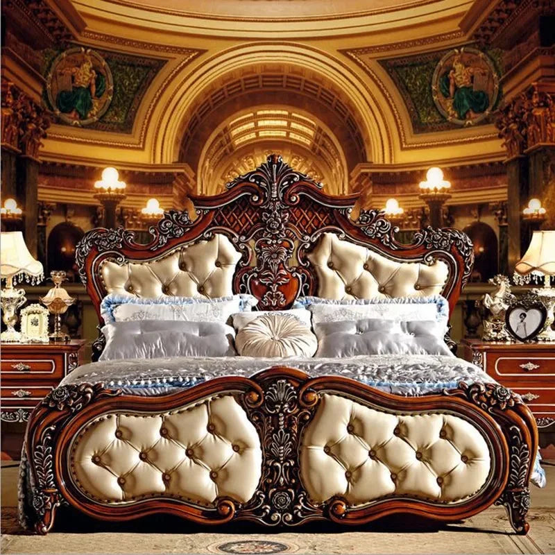 Solid Wood Bed M7812