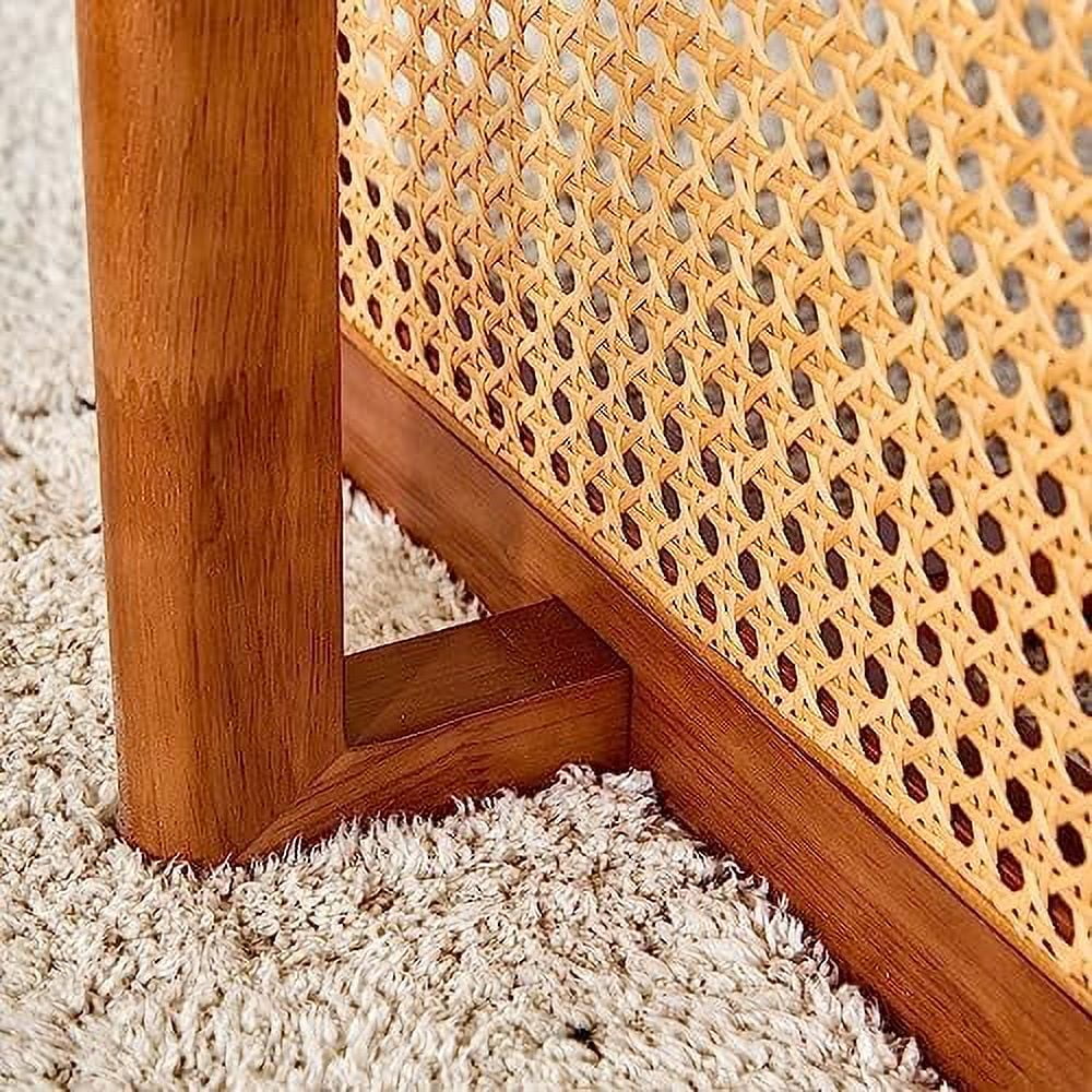 Rectangle Rustic Wood Coffee Table with Metal Legs P669227