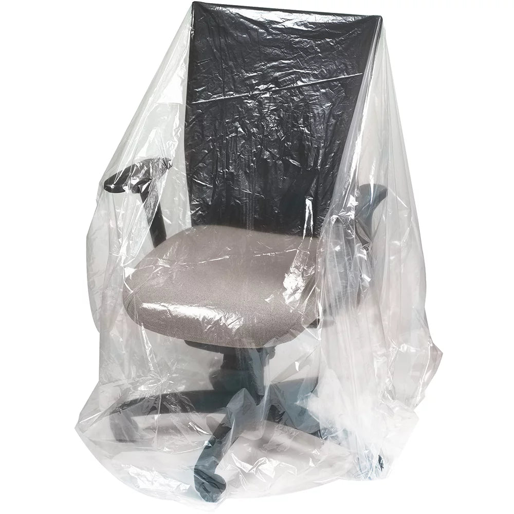 Plastic Furniture Covers, 1-Mil, 28" x 17" x 70", 230 Per Roll Y799973