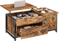 41.7" Lift Top Coffee Table with Storage Drawer Y847