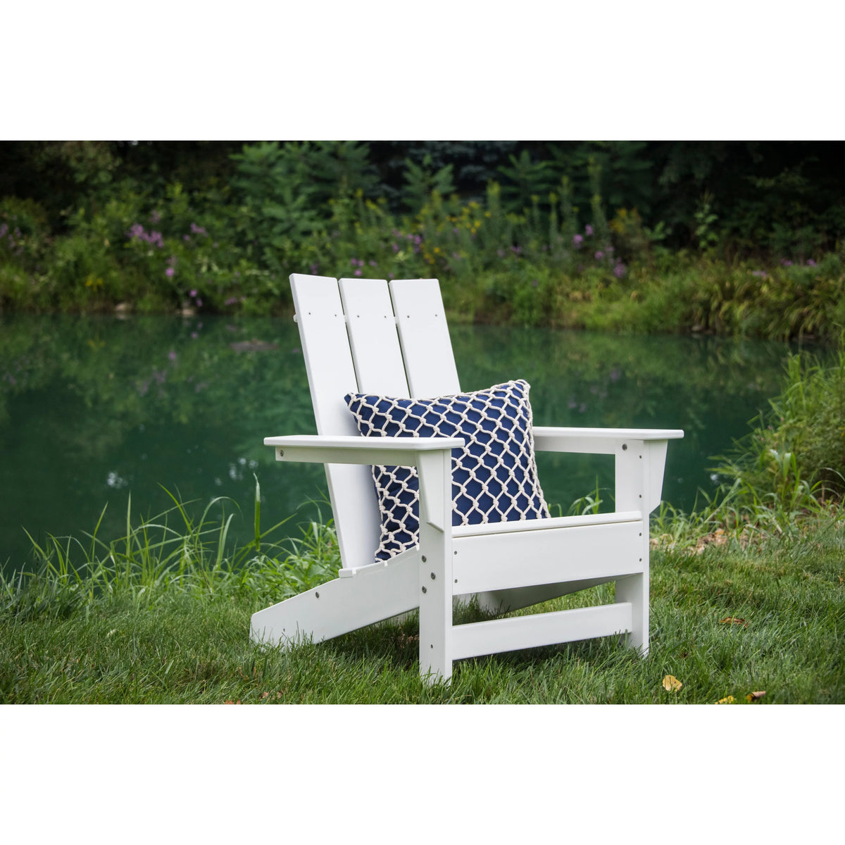 Recycled Plastic Modern Adirondack Chair Y1683