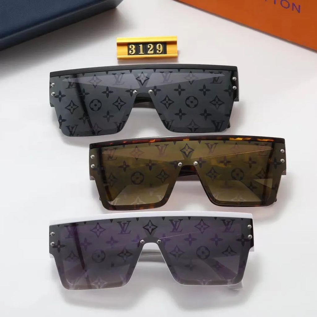 Fashion Four-Leaf Clover Print Lens Sunglasses Q76944