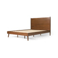 Mid Century Wood Bed D26592