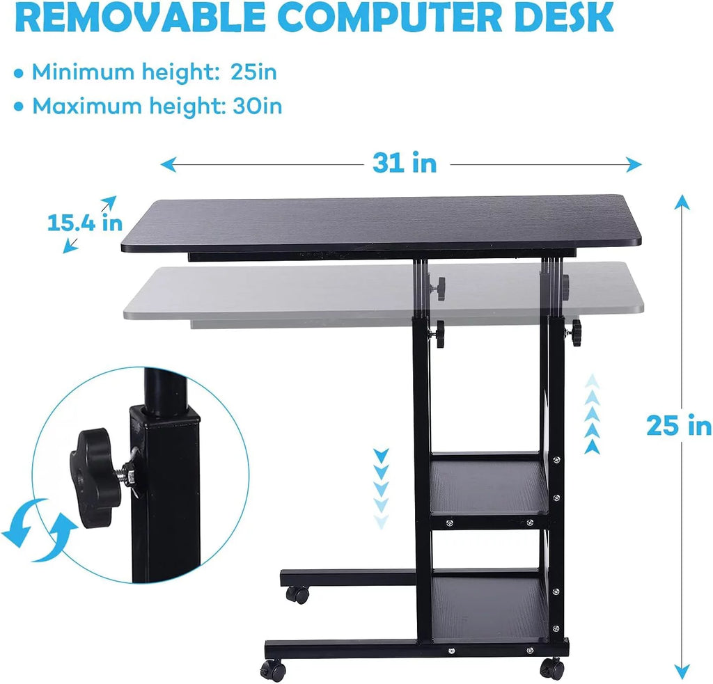Height Adjustable Computer Desk Workstation H643792