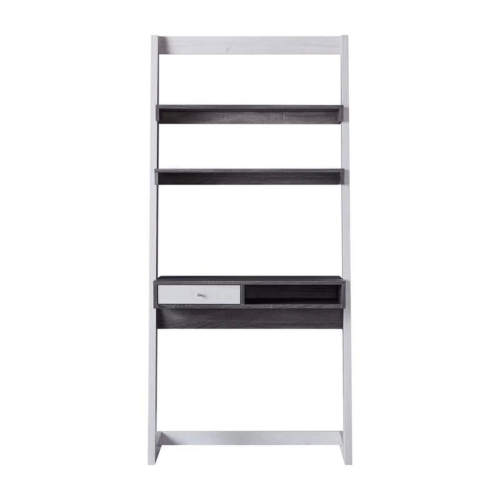 Modern Wood Writing Desk with Shelves G46923