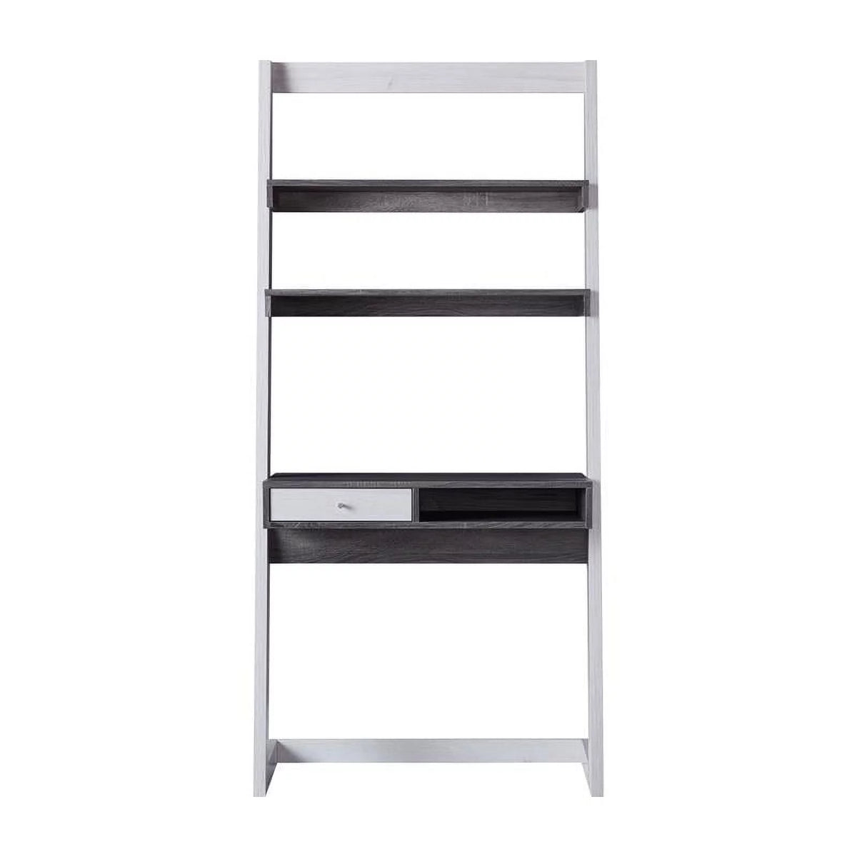 Modern Wood Writing Desk with Shelves G46923