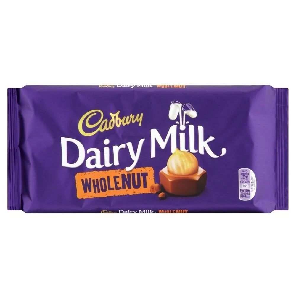 Dairy Milk Whole Nut Bar 180G Pack Of 2 P83611