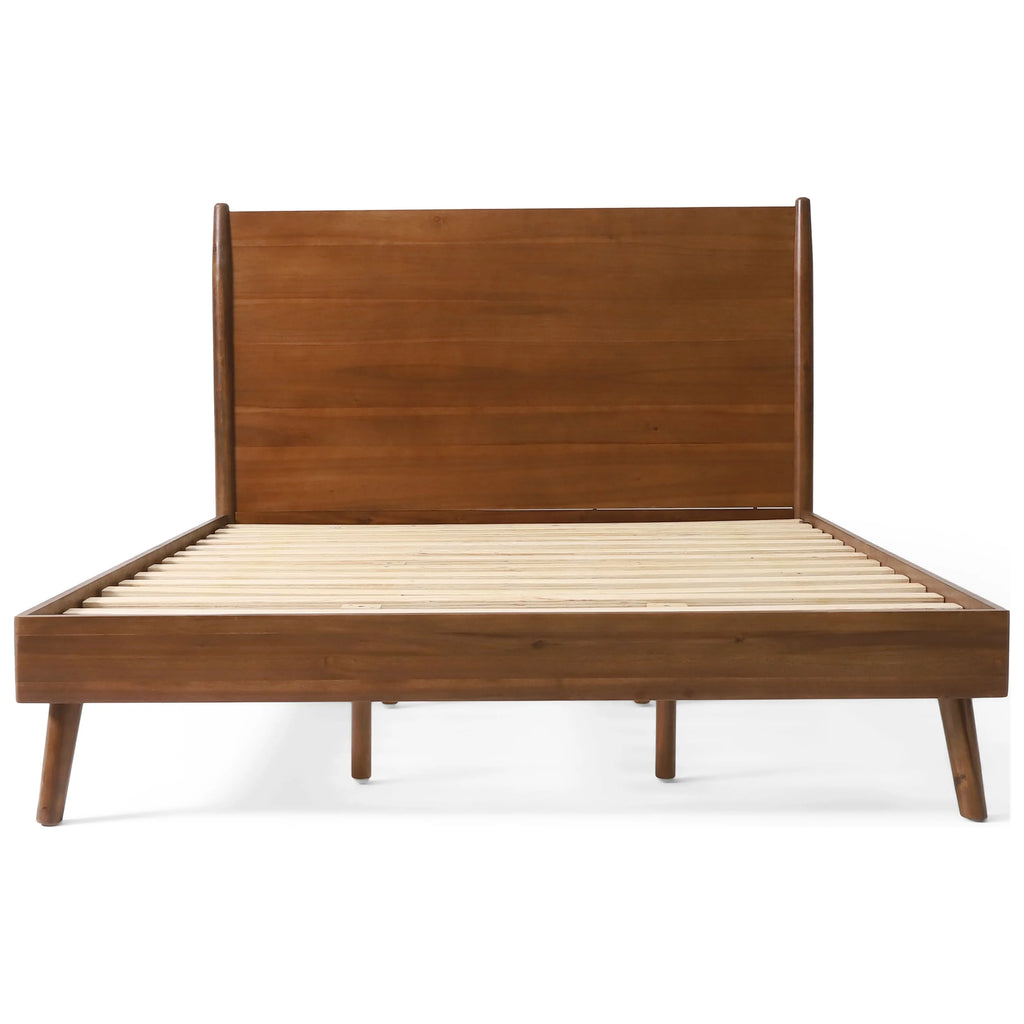 Mid Century Wood Bed D26592