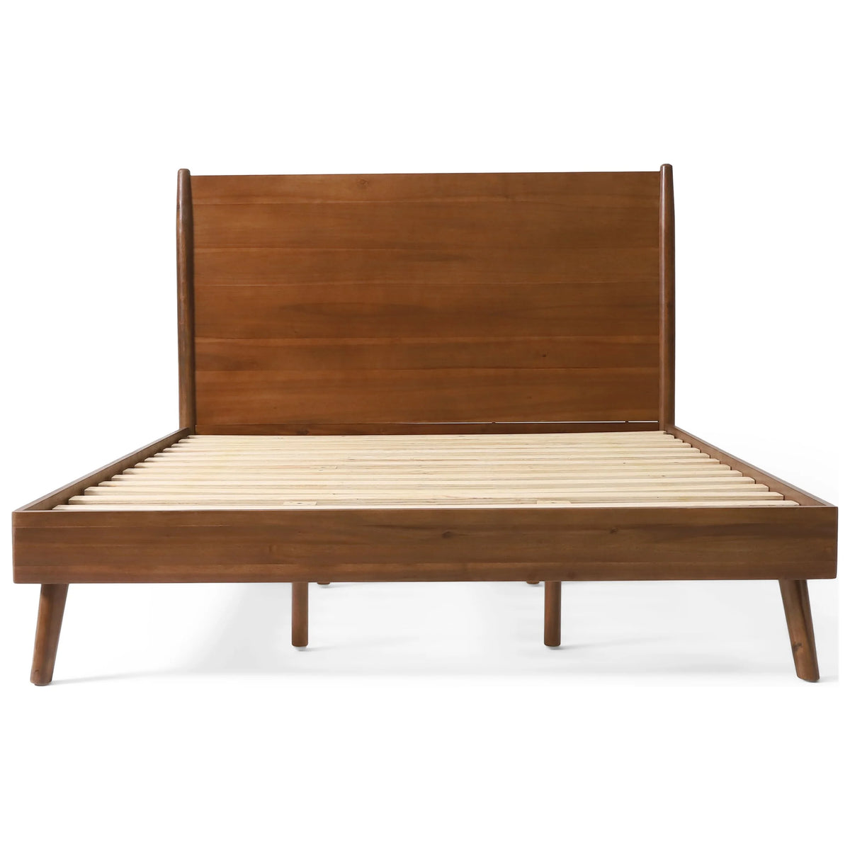 Mid Century Wood Bed D26592