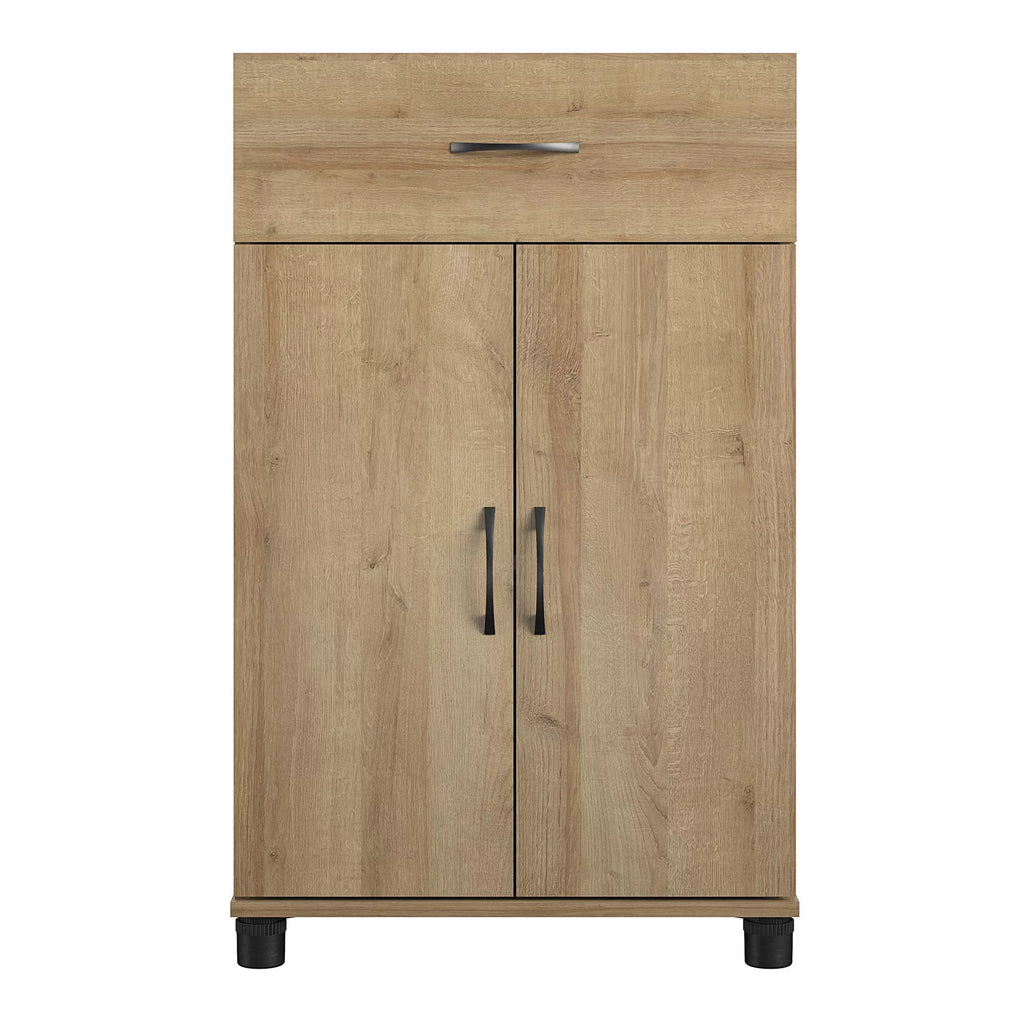 24" 1 Drawer 2 Door Storage Cabinet with Adjustable Shelf S285