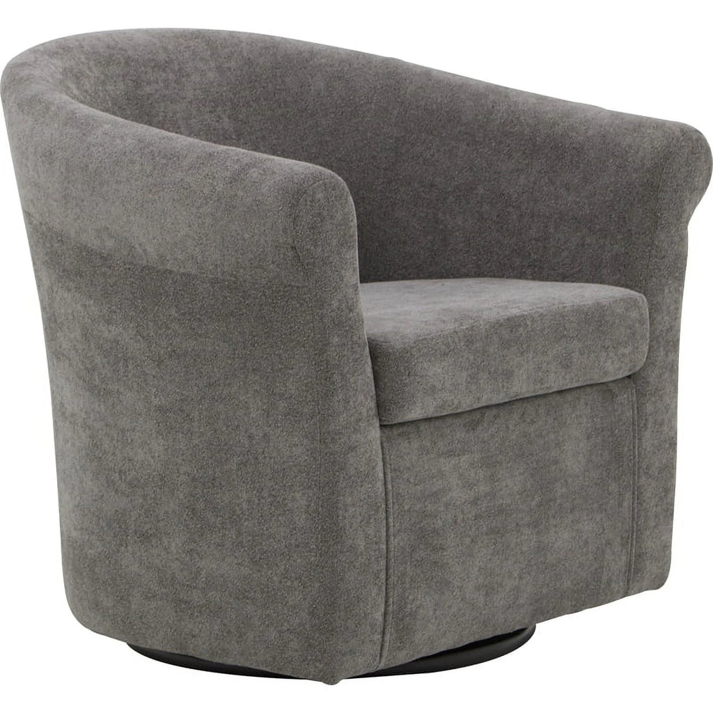 Gray Polyester Fabric Club Chair X1917