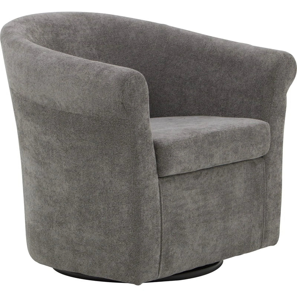 Gray Polyester Fabric Club Chair X1917