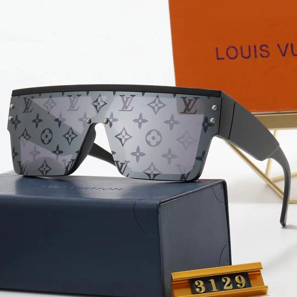 Fashion Four-Leaf Clover Print Lens Sunglasses Q76944