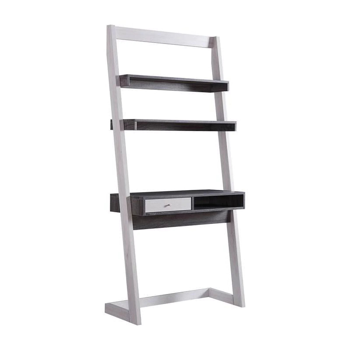 Modern Wood Writing Desk with Shelves G46923