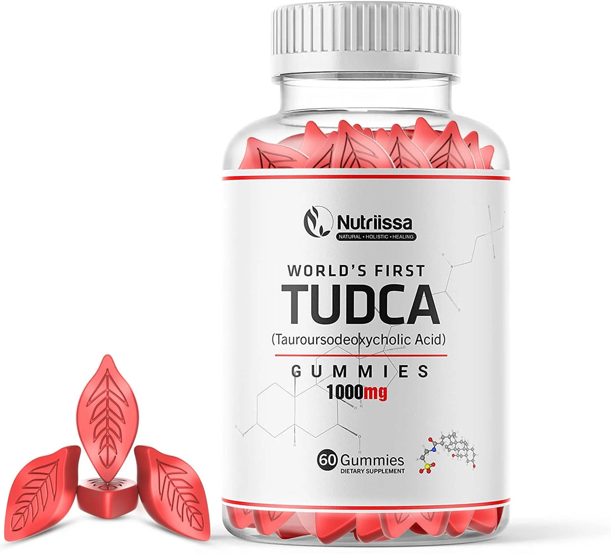 TUDCA 1000mg Soft and Chewy Gummies 60pcs T831395