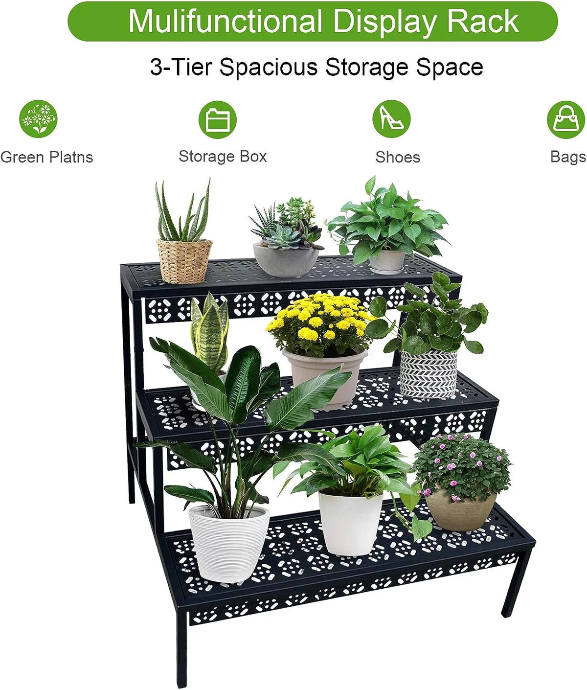 3 Tier Metal Plant Stand T605