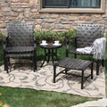5 Pcs Outdoor Patio Furniture Conversation Set L91027