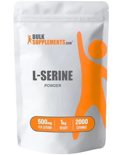 L-Serine Powder 2000mg Gluten Free Supplement 1 Kilogram B62121