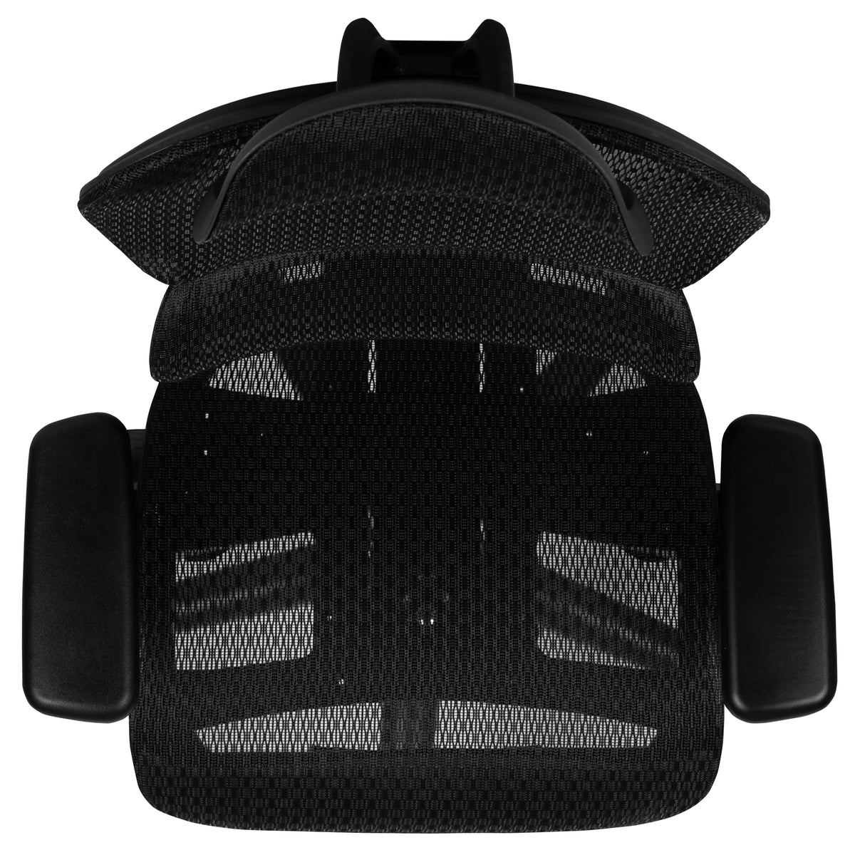 Ergonomic Mesh Office Chair with Lumbar Support in Black R163