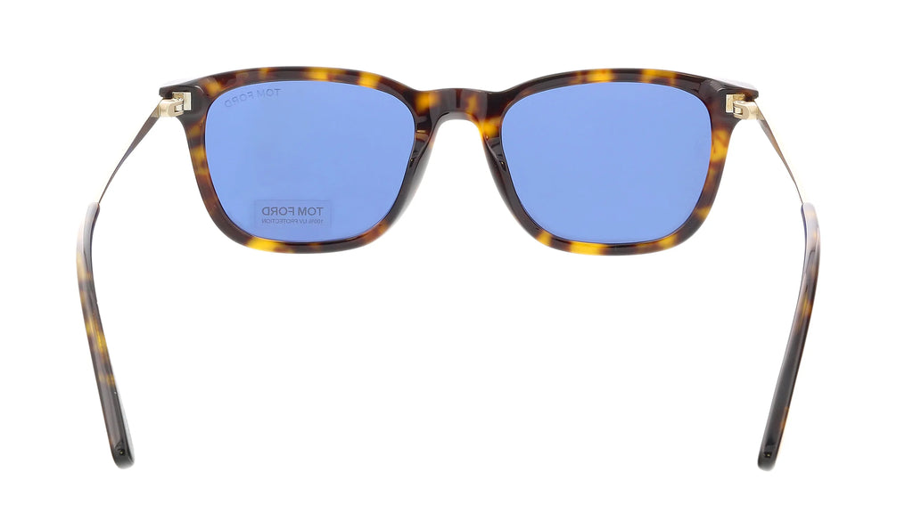 Dark Havana Rose Gold Blue 53 mm Sunglasses G356120