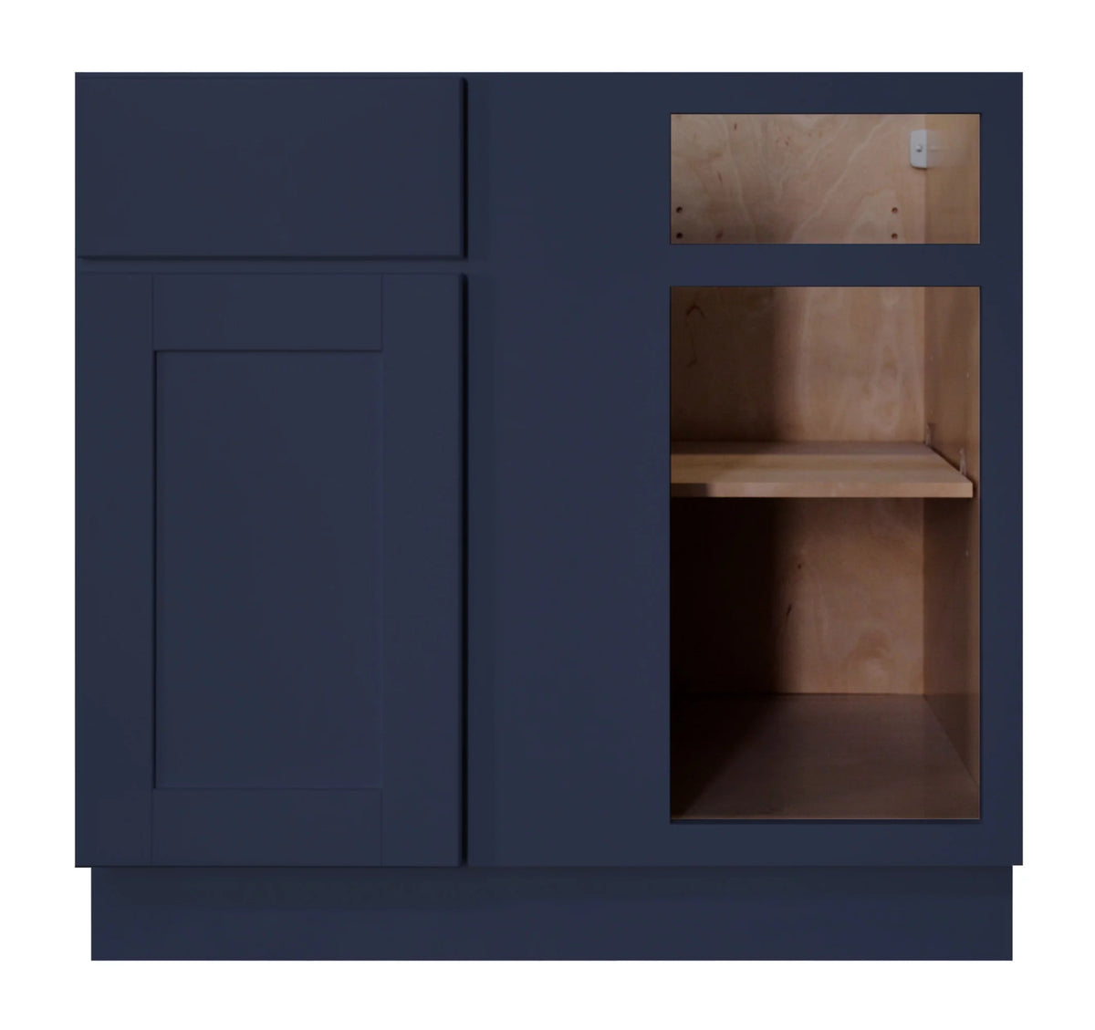 Blue Single Door Blind Corner Cabinet C152