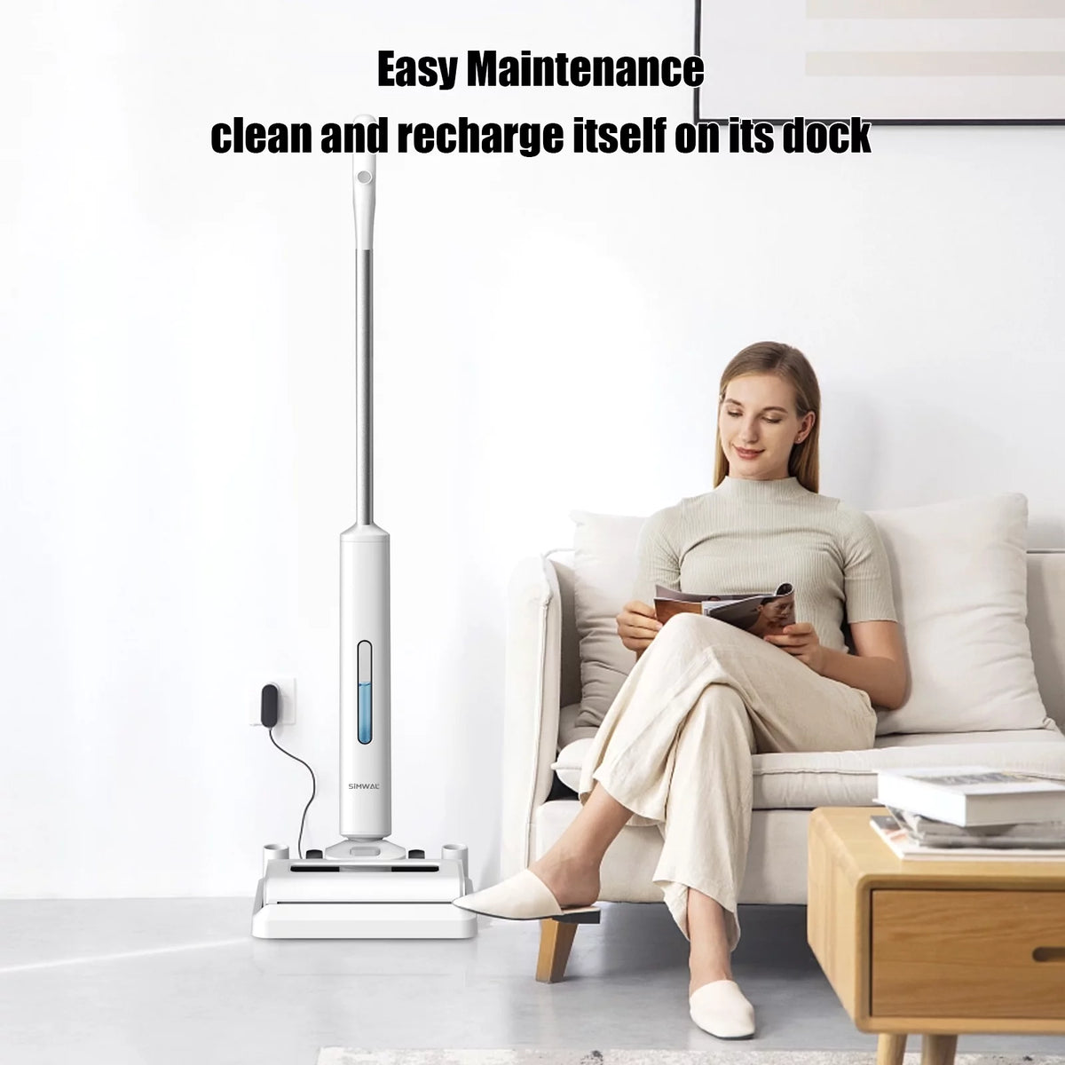 Wet Dry Cordless Vacuum and Mop with Self-Cleaning G39083