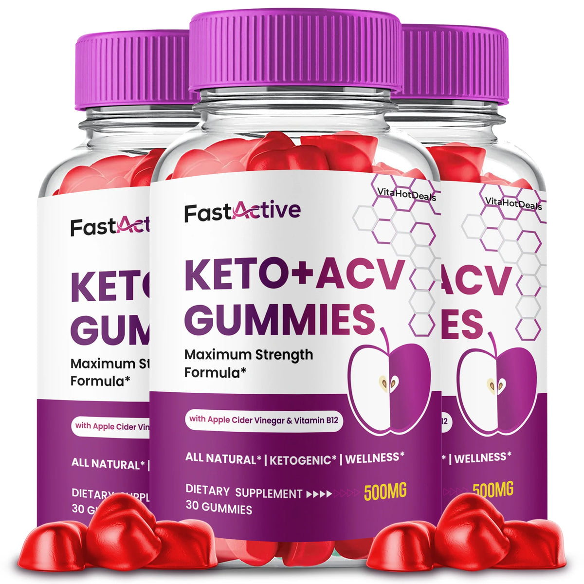 Keto ACV Gummies 3 Pack X9587