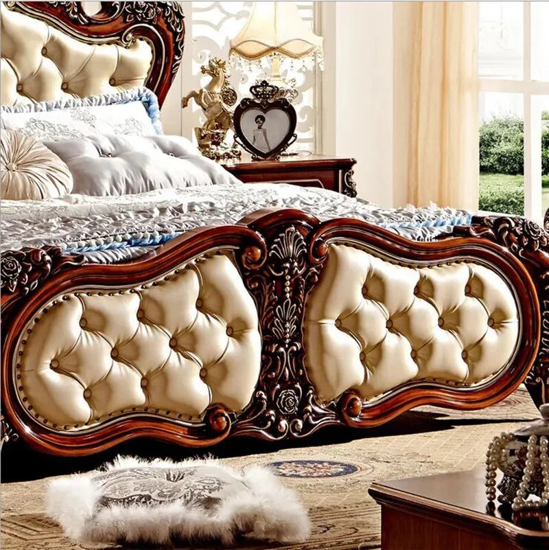 Solid Wood Bed M7812