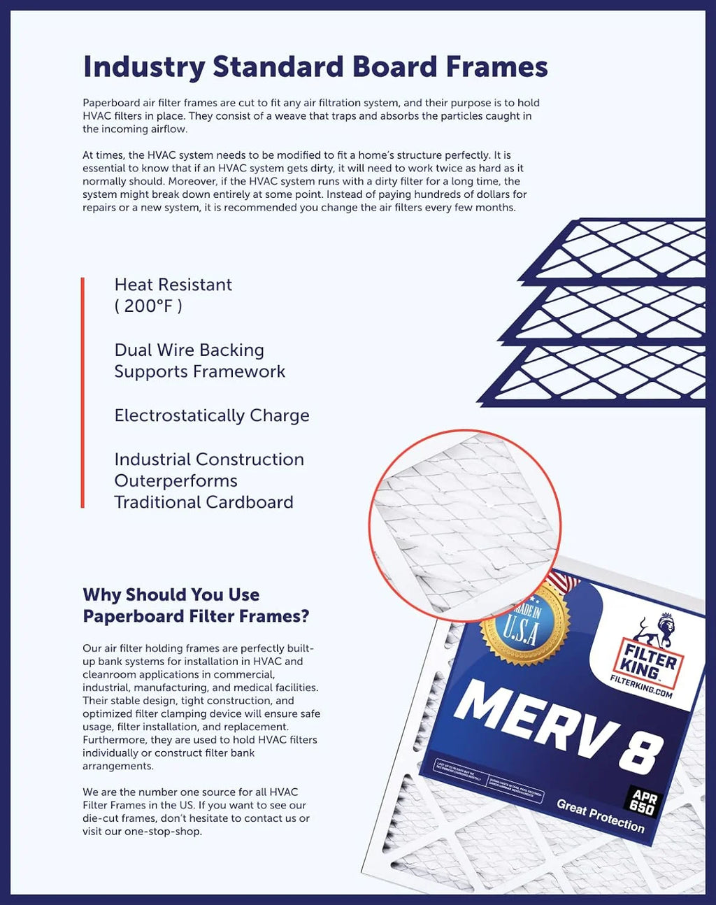 20.5x66x1 MERV 8 Pleated HVAC Air Filter 4-Pack Q99280