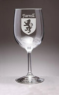 Irish Coat of Arms Wine Glasses Set of 4 F829