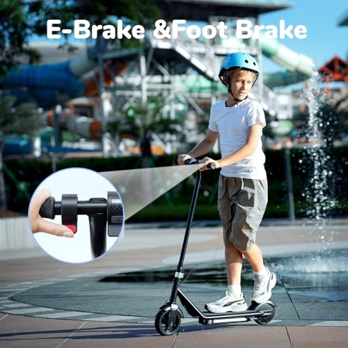 Electric Scooter for Kids Ages 6-12, 150W Motor, Adjustable Heights Q9682