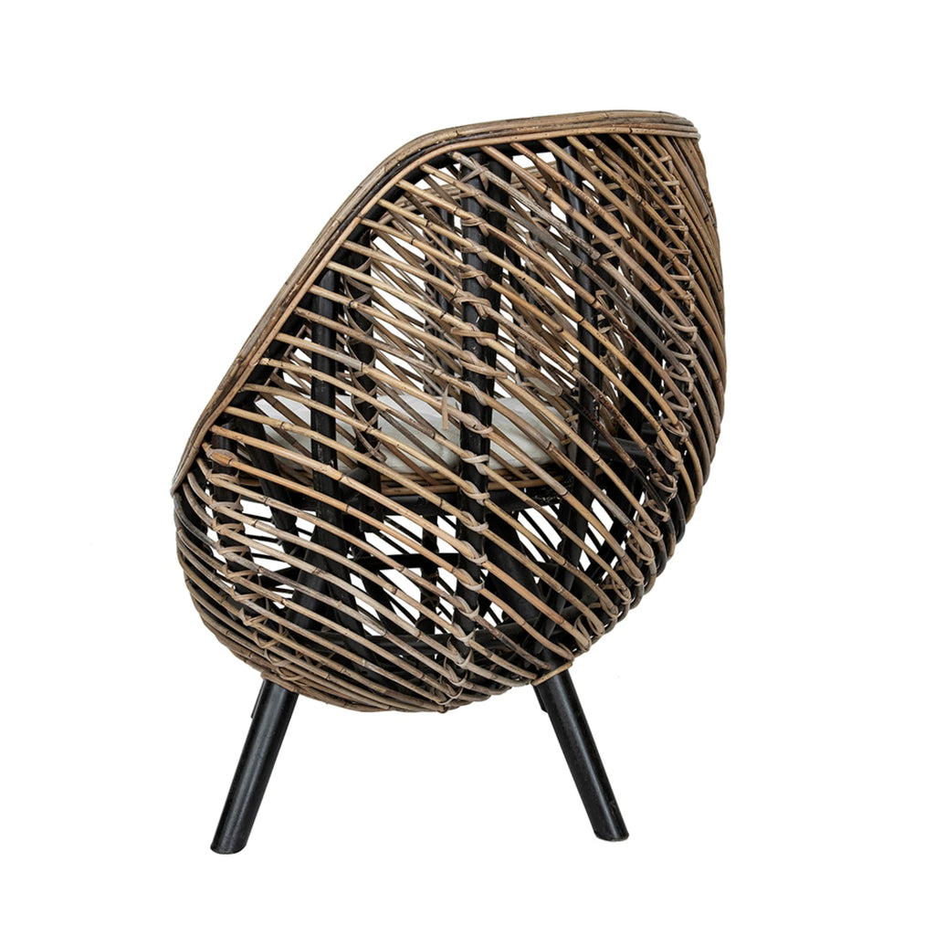 Brown Rattan Accent Chair C147