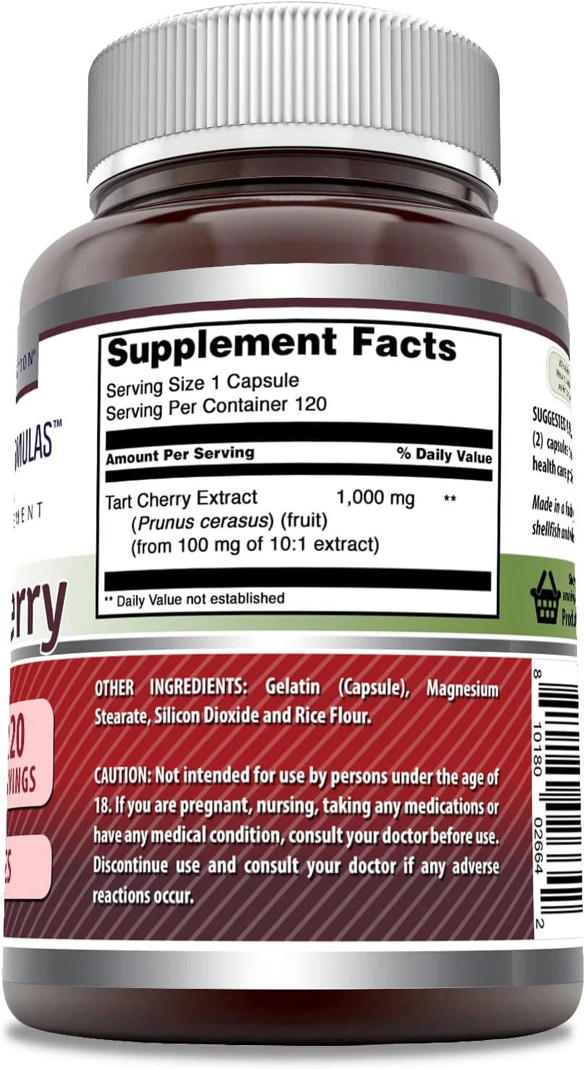 Tart Cherry Extract 1000 Mg Capsules Q268699