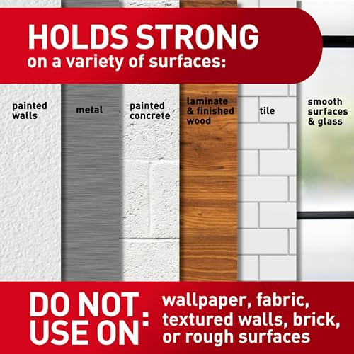 White Large Picture Hanging Strips, 14-Pairs U467946