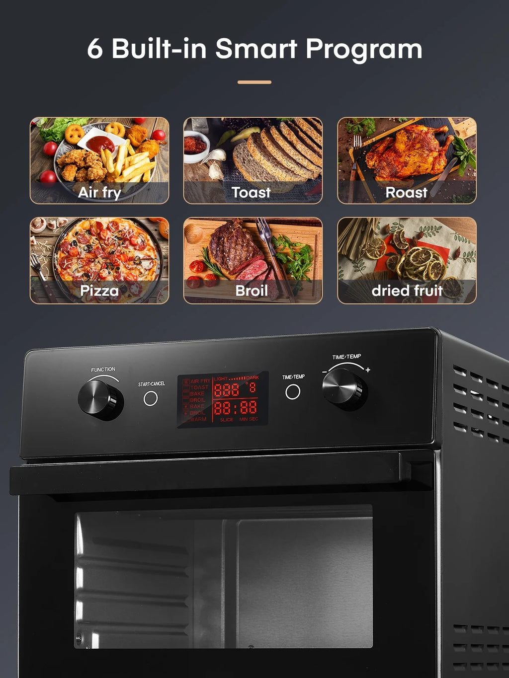 20QT Convection Air Fryer Toaster Oven Combo D587