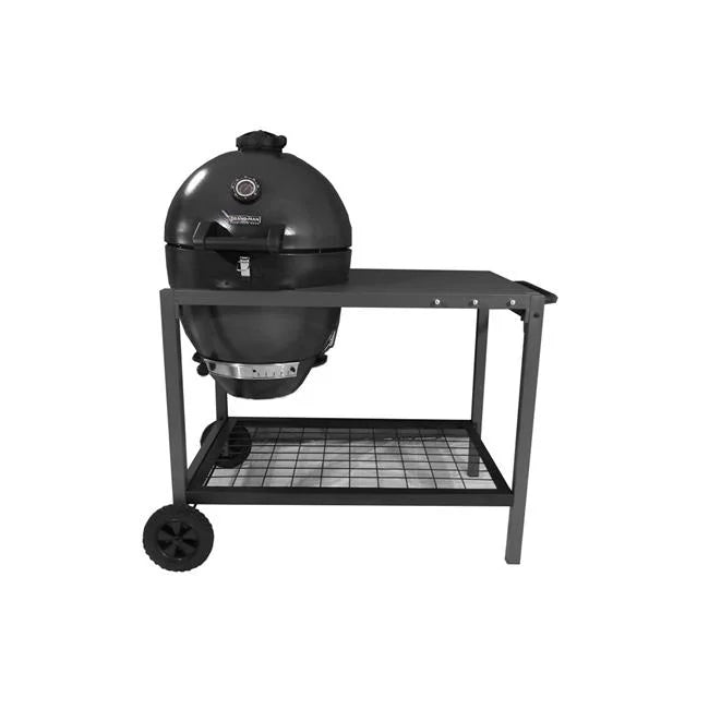 Steel Kamado with Prep Cart F4591