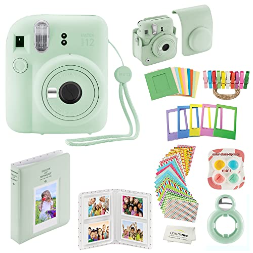 Lilac Purple Instant Camera with Case and Accessory Kit Y58710
