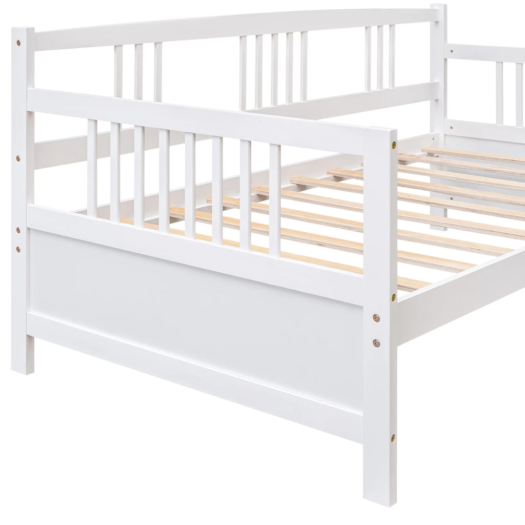 White Twin Size Solid Wood Daybed X114896
