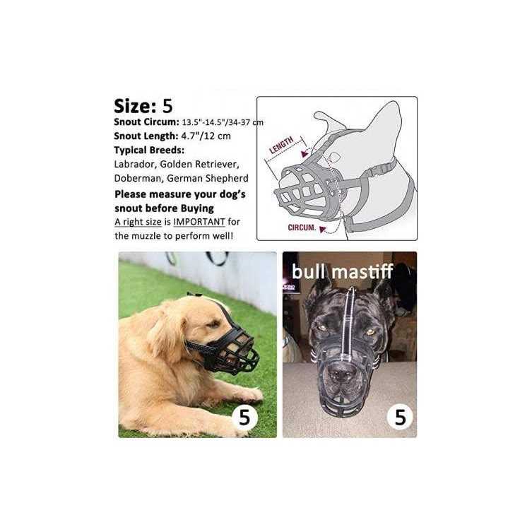 Soft Basket Silicone Dog Muzzle H9155
