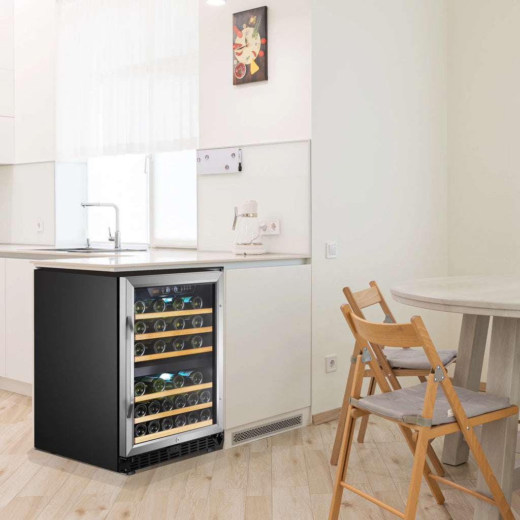 24 inch 44 Bottle Dual Zone Wine Cooler O9251
