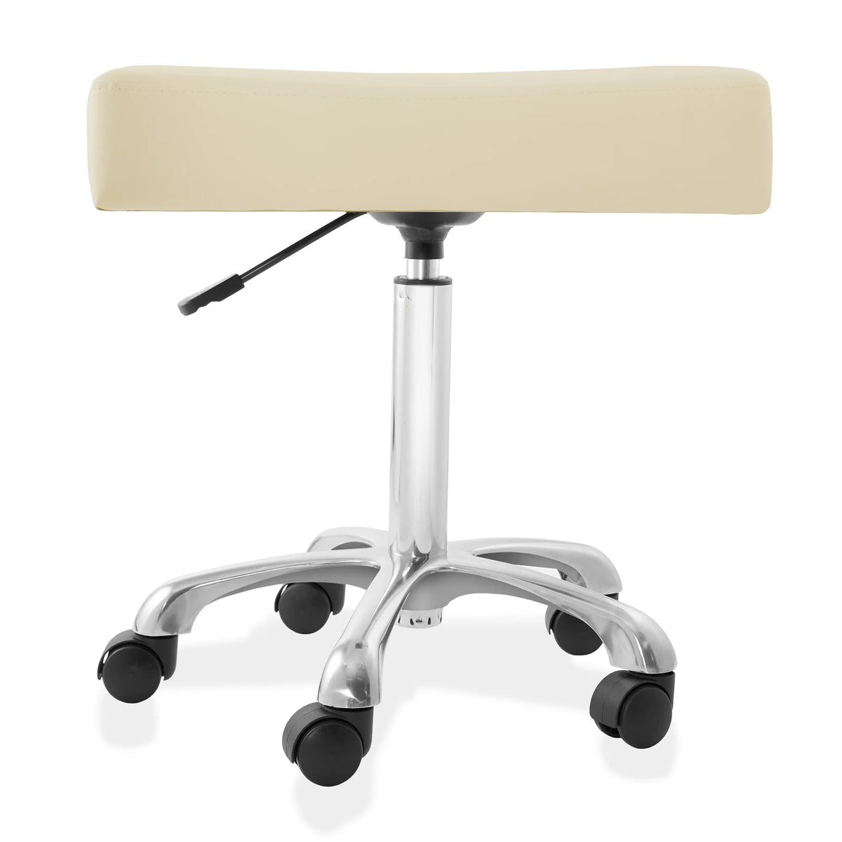 Hydraulic Rolling Salon Stool with Large Seat W481