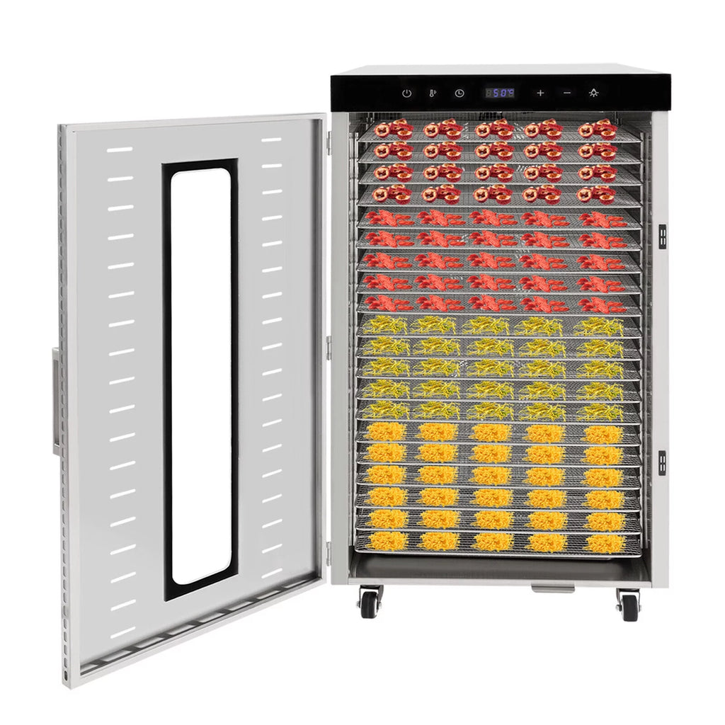 1700W Multi-Tier Electric Food Dehydrator with 20 Stainless Steel Trays M711